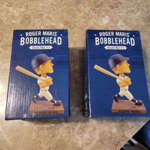 YANKEES - 2 Roger Maris Limited Edition Bobble Head Collectibles 2016 New
